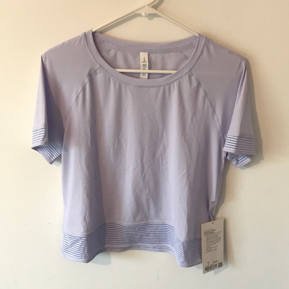 Lululemon Stripe in Stride Short Sleeve